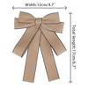 Elerevyo Women's Wedding Party Ribbon Brooch Pin Bow Tie - 2 of 4