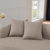 Spassway Corduroy Lounge Chair, 27"H x 104"W, Perfect for Living Rooms, Bedrooms Reading Books, Beige/Brown Available - 4 of 4