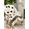 Saro Lifestyle Tufted Dot Throw, 50x60 inches, Multicolored - 4 of 4