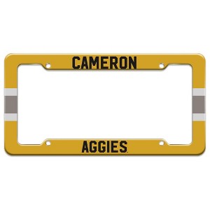 Cameron University Stripe License Plate Tag Frame - 1 of 4