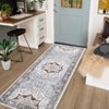 COZONY Washable Runner Rug Vintage Oriental Area Rugs for Bedroom Aesthetic Entryway Rug Non Slip Throw Rugs with Rubber Backing Distressed Carpet - 4 of 4