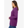 Woman Within Plus Size Perfect Long-Sleeve Crewneck Tee - 4 of 4