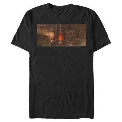 Men's The Lord of the Rings Fellowship of the Ring Entrance to Mount Doom T-Shirt