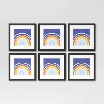 set Of 6) 11 X 11 Matted To 8 X 8 Frame Set - Room Essentials™ : Target