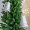 FURNIinspire Decorative Holiday Scene Props 2 Pack Bell Christmas Tree Hanging Decor Accents Holiday Display for Party, Silver, 6.3"*6.3"*7.9" - 2 of 4