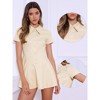 Jess by Meiko Women's Drop Waist Collared Flare Dress - 2 of 4