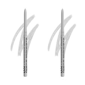 NYX Retractable Waterproof Eye Liner - MPE 05 - Silver (PACK OF 2) - 1 of 4