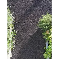 Gardener's Supply Company Recycled Rubber Walkway |  Natural Looking Permanent Mulch Pathway Solution and Plants Vegetables & Flower Garden Barrier | Garden Edging Border Mat - 8' x 2'
