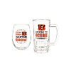 Evergreen Cincinnati Bengals, Stemless 17OZ Wine & Beer 16 OZ Gift Set - 2 of 4
