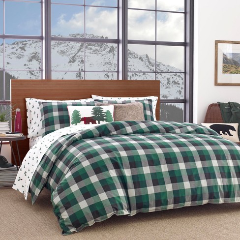 green twin comforters