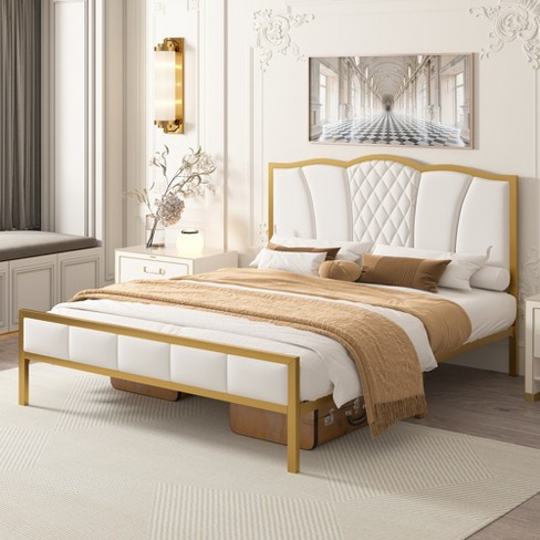 Queen size deals modern platform bed