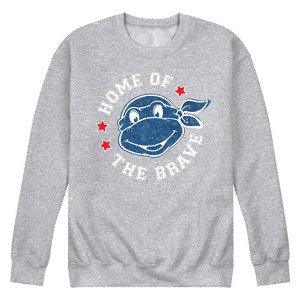 Men's - Teenage Mutant Ninja Turtles - Born Raised USA Graphic Fleece Sweatshirt - 1 of 4