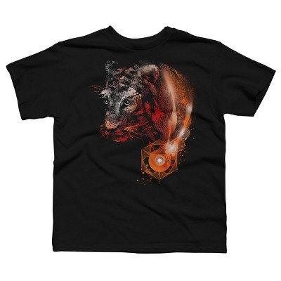 Boy's Design By Humans Tiger Wild Dimension By alnavasord T-Shirt