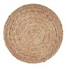 HomeRoots 15" Set of Two Natural Jute Round Placemats - 4 of 4