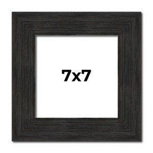 PosterPalooza | Square Contemporary Black Picture Frame - UV Acrylic, Foam Board Backing, Hanging Hardware - 1 of 4
