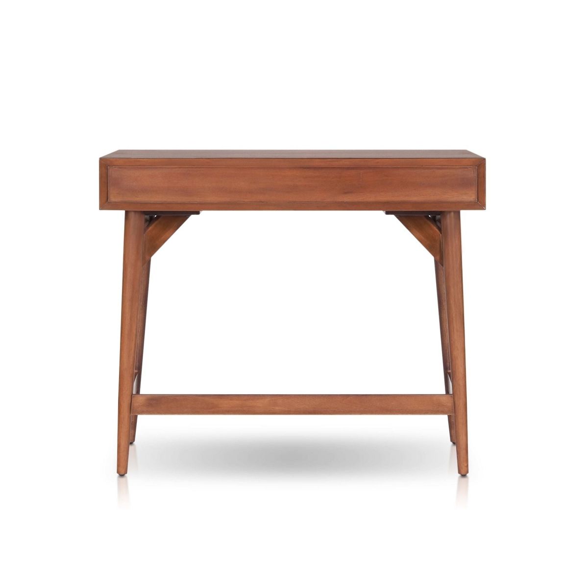 Flynn Mid-Century Mini Desk in Chestnut | Alpine Furniture - thumbnail 7