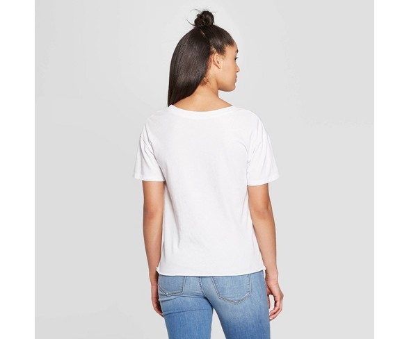 Women's Short Sleeve Clueless Graphic T-Shirt - Fifth Sun (Juniors') - White XXL