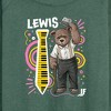 Women's - IF Movie - Lewis Keyboard Lightweight French Terry Wide Neck Long Sleeve Shirt - 2 of 4
