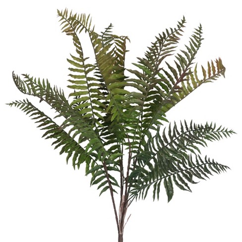 Unique Bargains Durable Artificial Bracken Stems Leaves Plants 28" - image 1 of 4