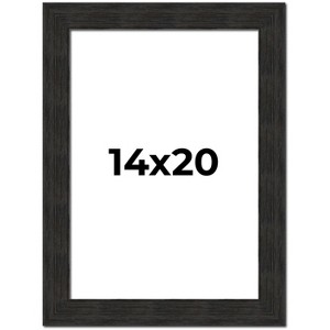 PosterPalooza | Contemporary Black Picture Frame - UV Acrylic, Foam Board Backing, Hanging Hardware - 1 of 4