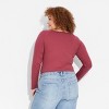 Women's Long Sleeve V-Neck T-Shirt - Wild Fable™ - 3 of 3