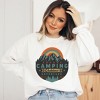 Simply Sage Market Women's Graphic Sweatshirt Forest Camping Badge - 2 of 4