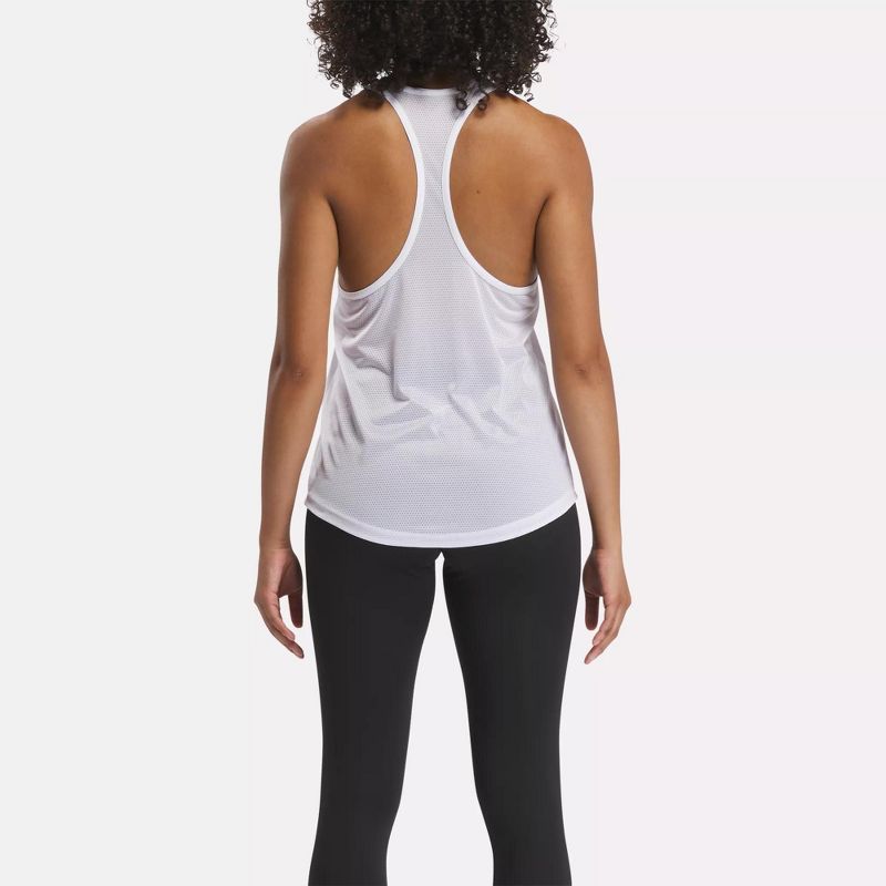 Reebok Workout Ready Mesh Back Tank Top Womens Athletic Tank Tops, 3 of 8