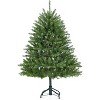4.5/6/7.5/9ft Pre-Lit Artificial Spruce Christmas Tree with 900 Dual-Color LEDs,Green Xmas Tree with 3600 Tips,Stand,Christmas Decorations for Home - 3 of 4