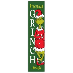 Creative Products The Grinch Merry Grinchmas 10.5 x 47 Dr. Seuss Porch Leaner - 1 of 1