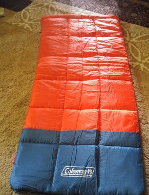 Coleman sleeping bag. Gray/Orange