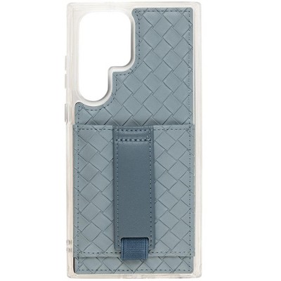 Walli Cases Skyline Weave Phone Case with Wallet and Finger Strap