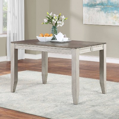 Abacus Smokey Alabaster and Honey 9-Piece Counter Dining Set