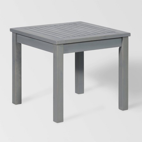 20 Simple Outdoor Side Table Gray Saracina Home Target
