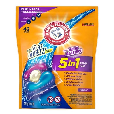 Arm & Hammer Plus OxiClean with Odor Blasters - 42ct