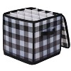 Organize It All 64ct Ornament Storage Organizer Buffalo Plaid - 3 of 4