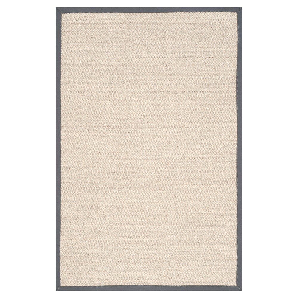 Natural Fiber Rug - Marble/Dark Gray - (3'x5') - Safavieh