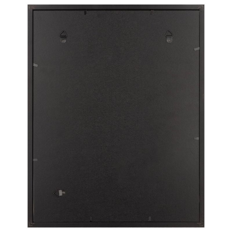 SNAP 11&#34;x14&#34; Black Wall Picture Frame with Single White Mat For 8&#34;x10&#34; Image, 5 of 6