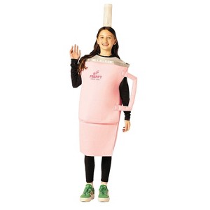 Rasta Imposta Kids' Thirst Trap Water Cup Tunic Halloween Costume Bodysuit - Pink 12-14 - 1 of 2