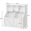 Toy Storage Organizer and Kids Bookshelf, Toddler Toy Storage Cabinet with Toy Shelf - 2 of 4