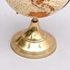 TopComfy Decorative Object Aluminium Nickel Plated Table Clock for Sophisticated Desk Decor, Gold, 8"*8"*13" - 4 of 4