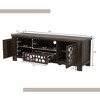 Tangkula 55" Retro TV Stand Media Entertainment Center w/ Mirror Doors & Drawer Brown - 4 of 4