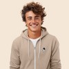 Dalix Astronaut Embroidered Hoodie Fleece Sweatshirt Zip Front Mens - 4 of 4