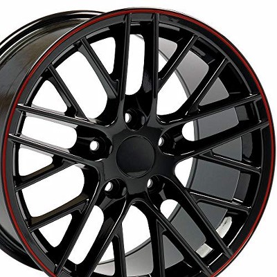 OE Wheels LLC CV08A-18105-5475-56BR Black Wheel Painted (18 x 10.5 inches /5 x 120 mm, 56 mm Offset)