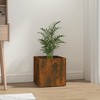 vidaXL Square Garden Planter - Solid Pinewood Flower Box - Ideal for Plants, Vegetables, Herbs and Flowers - Suitable for Garden, Patio, Balcony Decor - 3 of 4