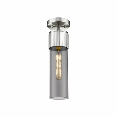 Bolivar - 1 Light Flush Mount In Industrial Style-15.25 Inches Tall and 4 Inches Wide