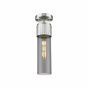 Bolivar - 1 Light Flush Mount In Industrial Style-15.25 Inches Tall and 4 Inches Wide - 1 of 1