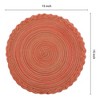 REGALWOVEN Rustic Dining Table Decor Indoor Outdoor Washable Wipe Clean Kitchen Placemats 6 Pcs - 3 of 4