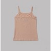 Nubies Essentials Girls' 3pk Cami - Tan - image 2 of 3