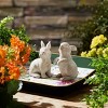 Distressed Mini Bunny Figurine (Set of 12) - 2 of 4