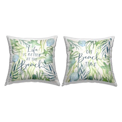 Stupell Industries Sea Life Beach Phrases